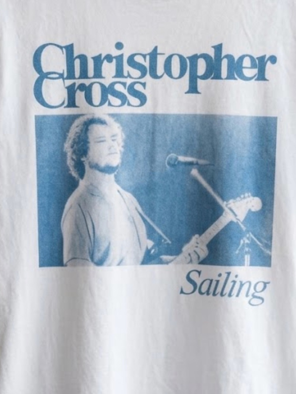 'Sailing' White Graphic T-Shirt - Picture 2 of 3